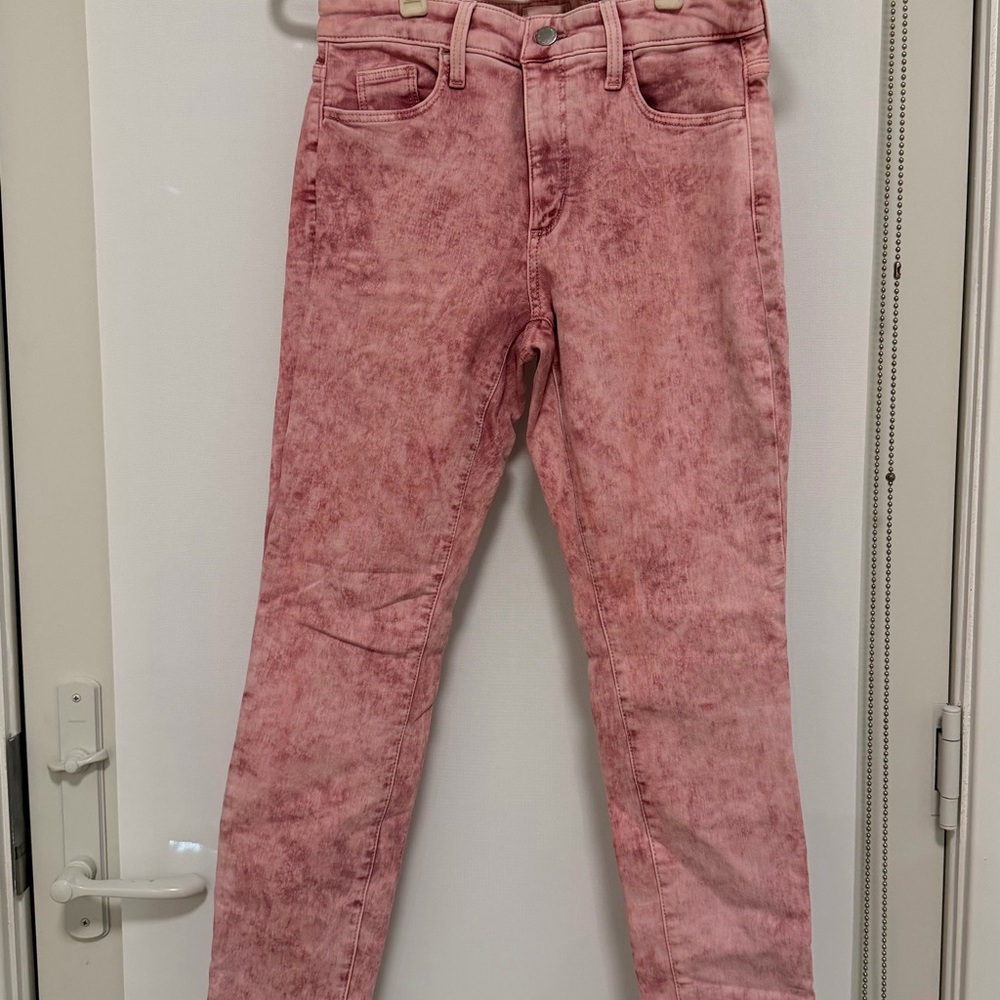 Stylish Washed Pink Women's Jeans